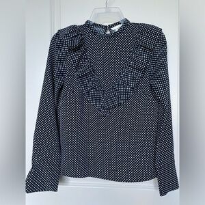 H&M size 2 polka dots blouse